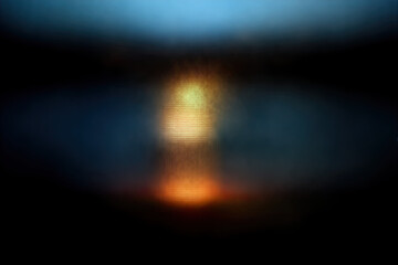 Obraz premium A blurred sunset