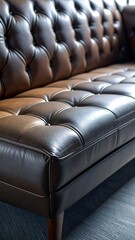 Fototapeta premium Luxury Interior Texture Collection – Fabric, Cushion, Sofa, Wood, Curtain and Home Decor Details with Soft Natural Light vertical background