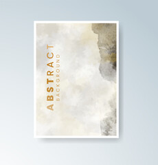 Cards with blended warm watercolor background perfect for seasonal themes.