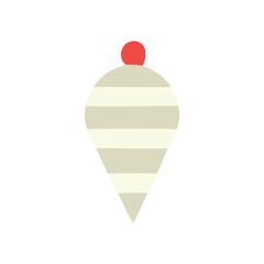 ice cream cone isolated background