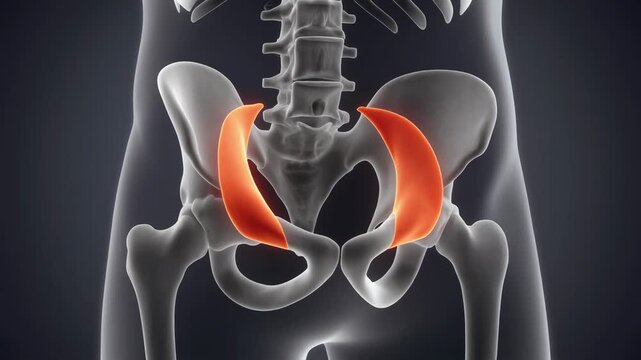 3D Animation of Human Sacroiliac Joint Anatomy