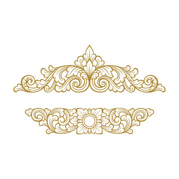 Balinese ornament frame template vector premium 13