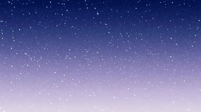 Sparkling Starry Night Sky Gradient Background.
