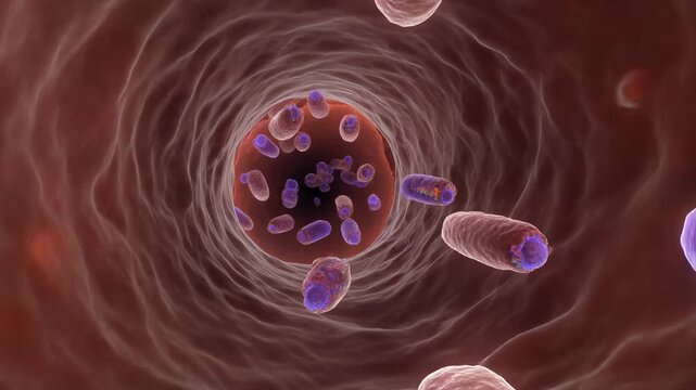 Medical Visualization of COPII-Coated Vesicles in Human Bloodstream
