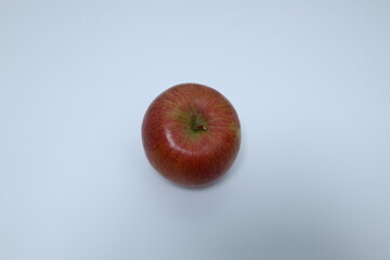 red apple on a white background