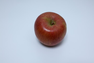 red apple on a white background