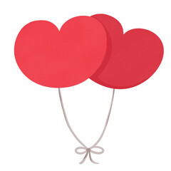 heart shaped balloons