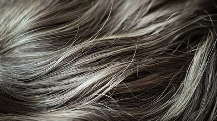 Gray and white hair texture.