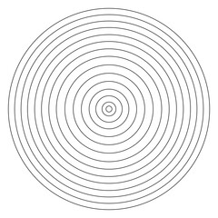 Abstract pattern of multiple concentric circles, creating a ripple effect or target design
