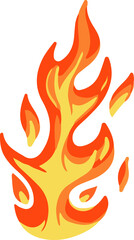 Fire flame illustration