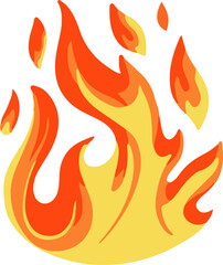 Fire flame illustration