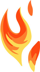 Fire flame illustration
