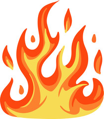 Fire flame illustration