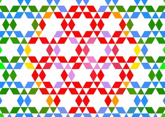 seamless geometric pattern with triangles