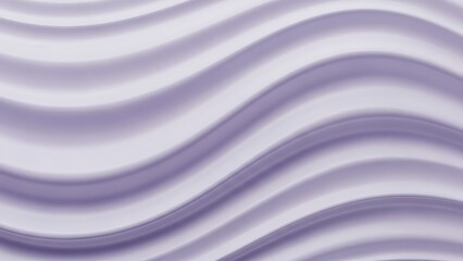 An abstract purple background features smooth silk waves and flowing satin textures with soft pink curves and light blue accents in a vector wallpaper design