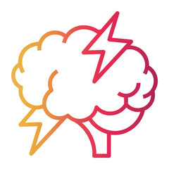 damage Line Gradient Icon