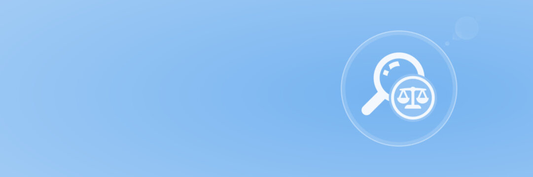 Suchmaschinen Gesetz Recht Header copy space - Internet Recherche Vektor svg unter 60 kB
