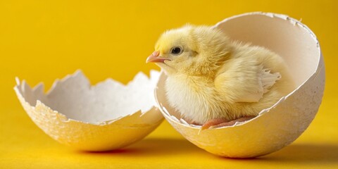 easter chick and egg