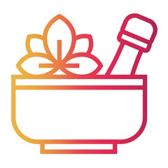 healing Line Gradient Icon