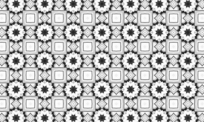 Black and White Seamless Pattern. Repeating Background. Textile. Fabric. Monochrome Wrapping. Digital Paper