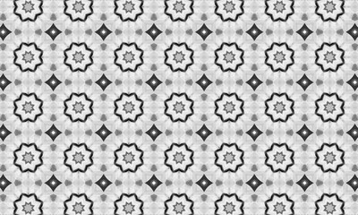 Black and White Seamless Pattern. Repeating Background. Textile. Fabric. Monochrome Wrapping. Digital Paper