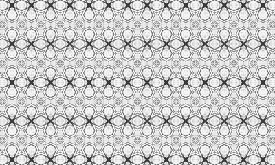 Black and White Seamless Pattern. Repeating Background. Textile. Fabric. Monochrome Wrapping. Digital Paper