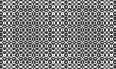 Black and White Seamless Pattern. Repeating Background. Textile. Fabric. Monochrome Wrapping. Digital Paper