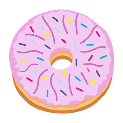 Vector graphic icon for Doughnut