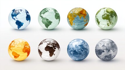 High-resolution silhouette icon set of globe and website symbols isolated on white background for digital, web, and technology illustration