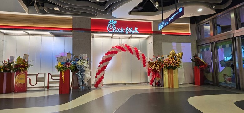 December 2025, Singapore: Chick-fil-a Singapore branch opening