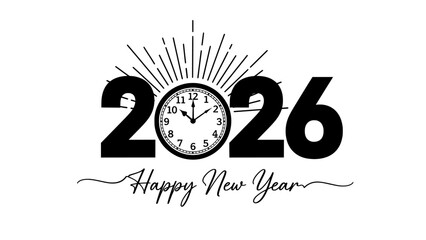 2026 new year art deco