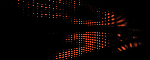 Halftone grunge elements of car tire treads. On car and motorcycle tires, tire tread marks. Black tire prints. Isolated vector illustration.