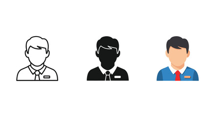 Different user profile illustrations