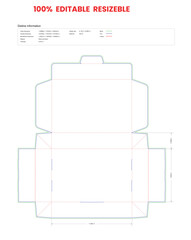 flip top boxes angled dieline template box dieline die lines packaging custom dieline  box cardboard box dieline pizza box dieline printable product packaging layout,
