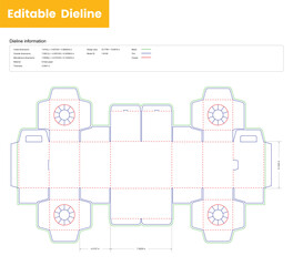 tuck end box variations portable dieline template box dieline die lines packaging custom dieline  box cardboard box dieline pizza box dieline printable product packaging layout,
