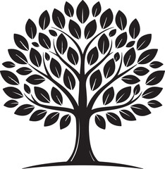 Obraz premium vector tree silhouette isolated
