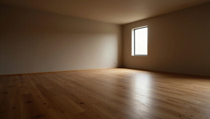 Fototapeta premium Evening Zen: Empty Yoga Studio with Soft, Meditative Light