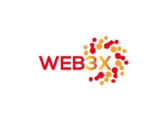 Colourful logo for [ WEB3X ]