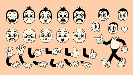 Cartoon Character Creator Vector Illustration