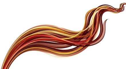 Abstract colorful flowing wave lines illustration background for design element