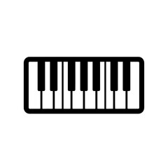 piano keys vector illustration