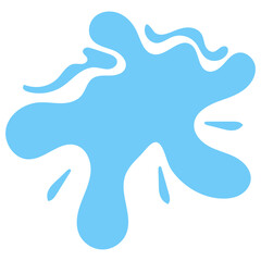 Abstract Fluid Splash