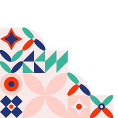 Mosaic Corner Decoration