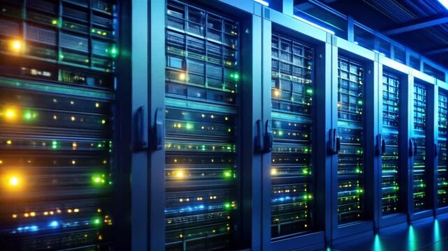 Data Center Servers: Network Infrastructure and Processing