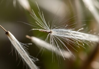 Delicate dispersal mechanism of seed with intricate filament arrangement
