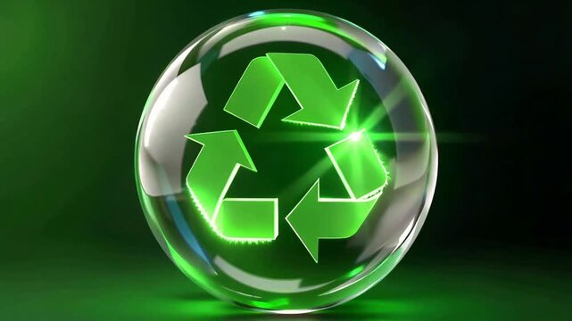 green recycle symbol