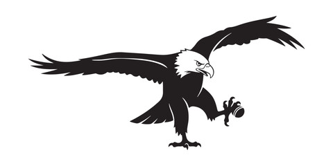 Silhouette of a monkey playing cricket with a bat © ranojit