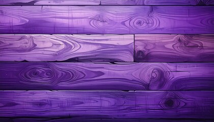 Purple, detailed wooden planks form a textured, vibrant background