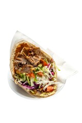 Doner Kebab Sandwich &ndash; Traditional Turkish Street Food