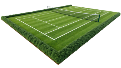 football field with grass